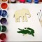 30 Pack Unfinished Wood Safari Animal Cutouts, Wooden Elephant Rhino Lion Hippo Crocodile Turtle Shapes for DIY Painting Crafts, Hanging Ornaments, Gift Tags, Scrapbooking & Party Decorations